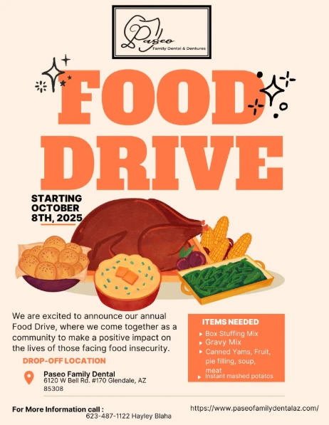 Food Drive flyer